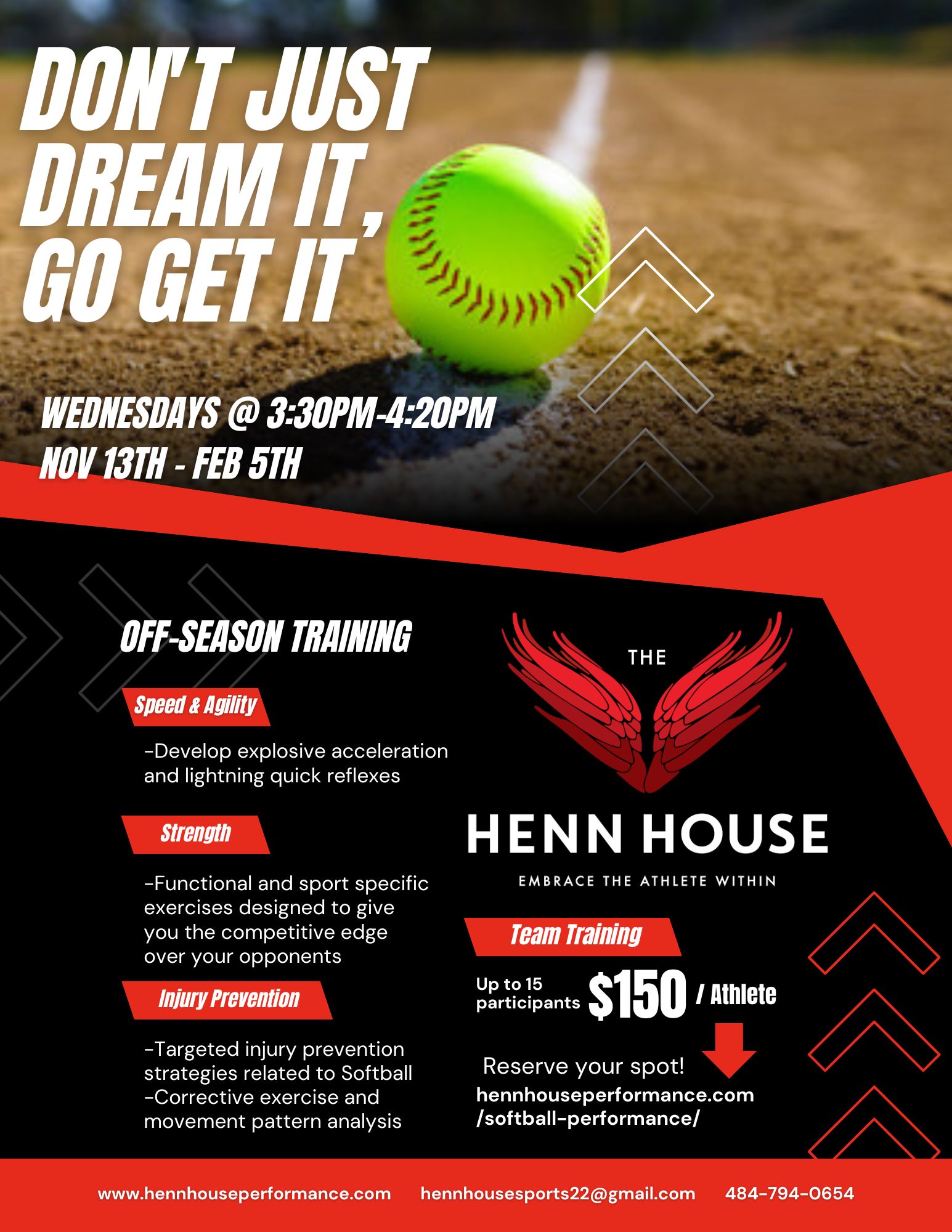 Softball Flyer